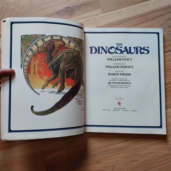 1981 The Dinosaurs Fantastic View Lost Era William Stout 1st Edition Paperback - Picture 3 of 7